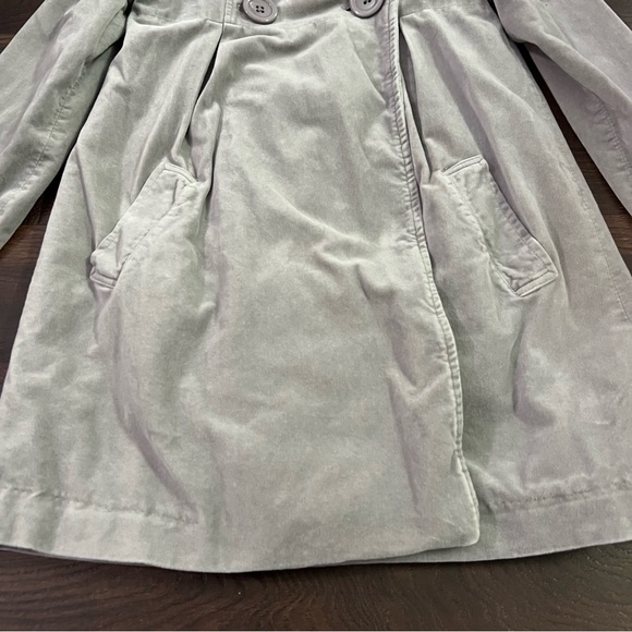 Mini Boden Gray Kids Girls Pea Coat Size 9-10 - Picture 4 of 13